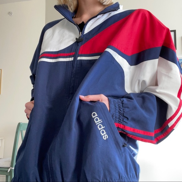 Adidas retro tracksuit top jacket - Picture 2 of 5